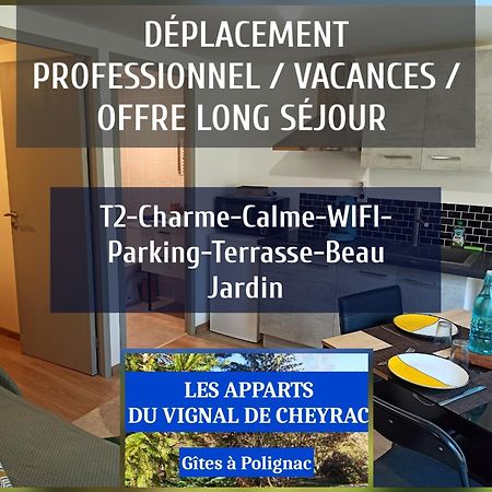Guest House Les Apparts du Vignal de Cheyrac Polignac  Extérieur photo